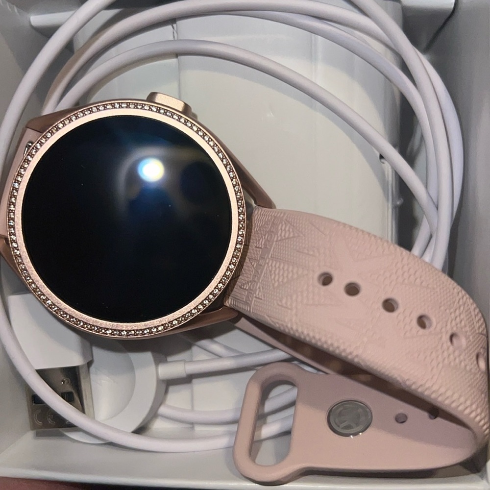 Michael Kors access watch pink